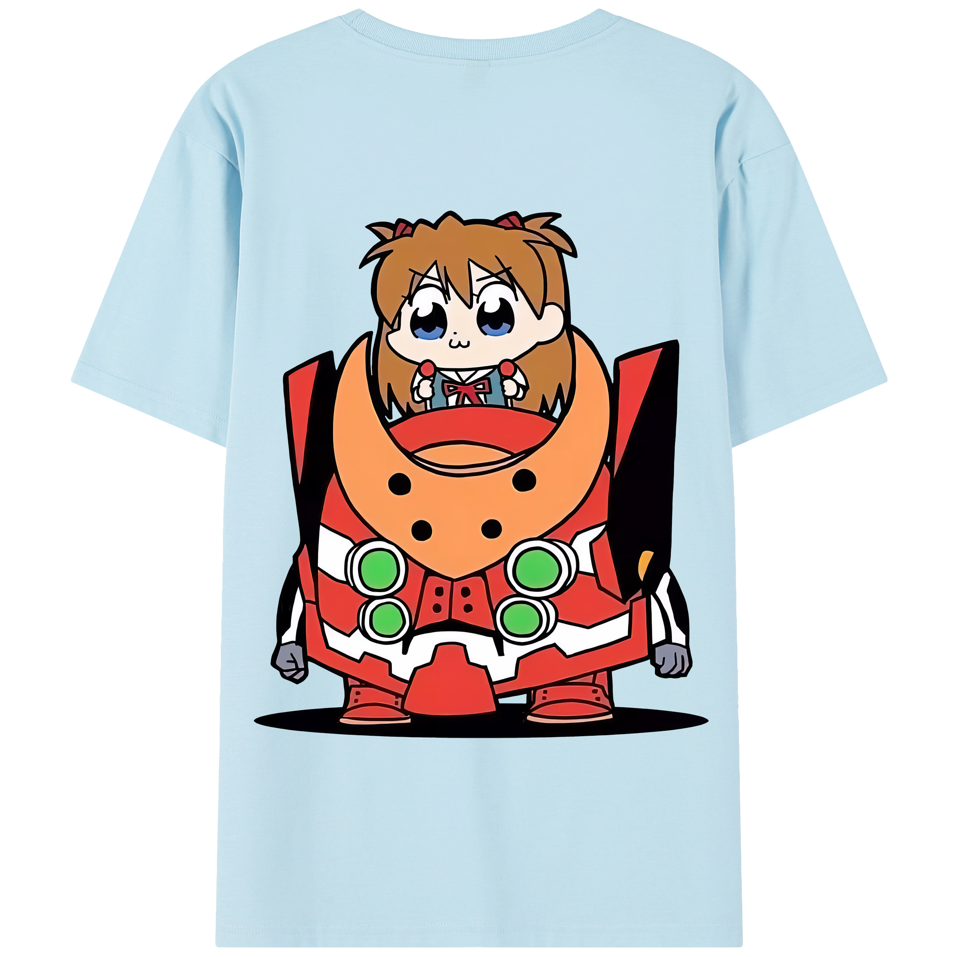 （画像用） EVA 新世紀エヴァンゲリオン 綿100％半袖Tシャツ（背面プリント）